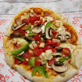 Jabbys Pizza - Roasted garlic, mushrooms, bell peppers, artichokes, roasted chicken breast - Pizza Near Me - Baton Rouge, Louisiana Jabbys Pizza - Roasted garlic, mushrooms, bell peppers, artichokes, roasted chicken breast - Pizza Near Me - Baton Rouge, Louisiana