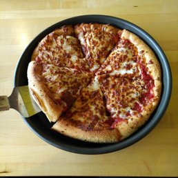 a pizza in a pan