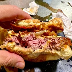 Brick House Billiards - Disgusting burger
