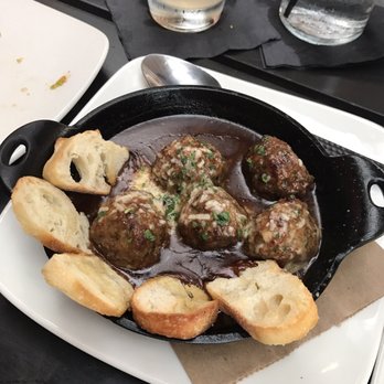Rustic Root - Meatballs with whisky sauce and Parmesan - Cocktail Bars Near Me - San Diego, California Rustic Root - Meatballs with whisky sauce and Parmesan - Cocktail Bars Near Me - San Diego, California