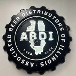 Associated Beer Distributors of Illinois - Front door marqui