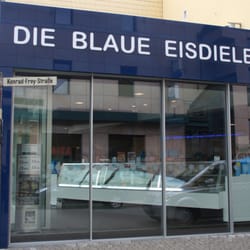 Die Blaue Eisdiele - Die neue Fassade.