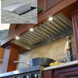 Abbaka - Super quiet kitchen exhaust fan and range hood insert. 1000 and 1400 Cfm. Range hood inserts also w. internal and attic fans