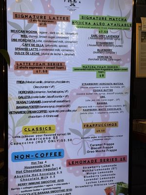 Menu photo 1 Cafe Frida Garland, TX