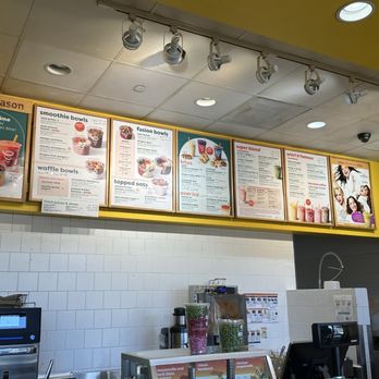 Jamba - Full menu , oven warmer, size of drinks , cashier counter - Juice Bars & Smoothies Near Me - Thousand Oaks, California Jamba - Full menu , oven warmer, size of drinks , cashier counter - Juice Bars & Smoothies Near Me - Thousand Oaks, California