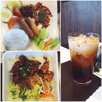 Pho Spot - Thai iced tea. Rice plates (forgot what numbers). I forgot to take a picture of the pho. - Vietnamese Near Me - San Jose, California Pho Spot - Thai iced tea. Rice plates (forgot what numbers). I forgot to take a picture of the pho. - Vietnamese Near Me - San Jose, California