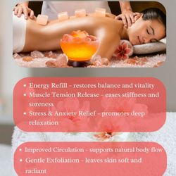 Gentle Crane Wellness Spa - Himalayan Healing Bliss--
Restore your energy & relax deeply with Himalayan Salt Stone Therapy.