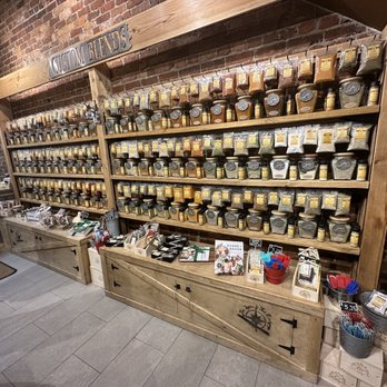 The Spice & Tea Exchange - The wall of custom blends, you are totally encouraged to smell your way through and see what you vibe with. - Herbs & Spices Near Me - Fernandina Beach, Florida The Spice & Tea Exchange - The wall of custom blends, you are totally encouraged to smell your way through and see what you vibe with. - Herbs & Spices Near Me - Fernandina Beach, Florida