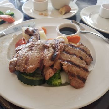 Thai Basil - BBQ pork with veggies was tasty!!! - Thai Near Me - Tempe, Arizona