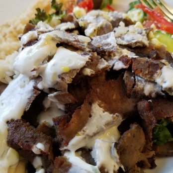 Lazeez Eats - Gyro, sides and sauces all delicious! - Mediterranean Near Me - Anaheim, California
