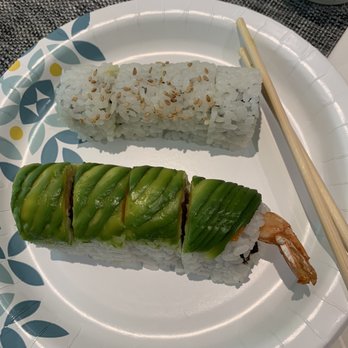 Lan Pan Asian Cafe - California Roll and Dragon Roll. - Pan Asian Near Me - Miami, Florida