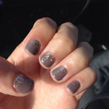 Sarah Mills Nails - Rubble with a glitter fade! - Nail Salons Near Me - Carlsbad, California Sarah Mills Nails - Rubble with a glitter fade! - Nail Salons Near Me - Carlsbad, California