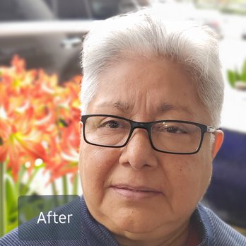 Eric Perez Salon - After her hair cut - Hair Salons Near Me - Houston, Texas Eric Perez Salon - After her hair cut - Hair Salons Near Me - Houston, Texas