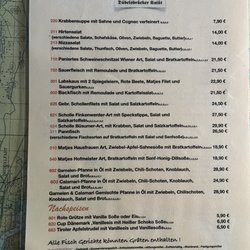 Dübelsbrücker Kajüt - Speisekarte (10/2024)