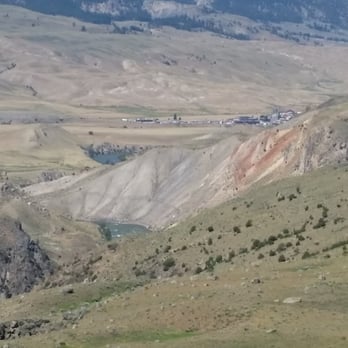 Hell's A-Roarin' Outfitters - Example of scenery, looking at yellowstone river - Horseback Riding Near Me - Gardiner, Montana