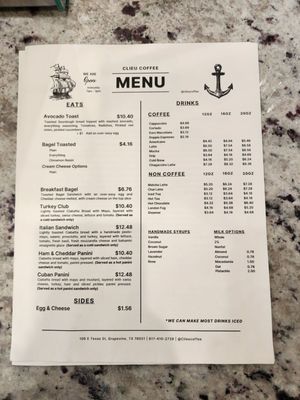 Menu photo 3 Clieu Coffee Grapevine, TX