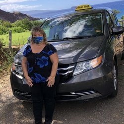 Kihei Taxi - Taxi Tina with Molokini in the background