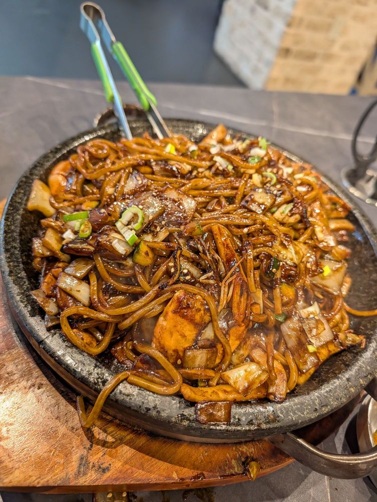 Food from The One Korean BBQ + Bar