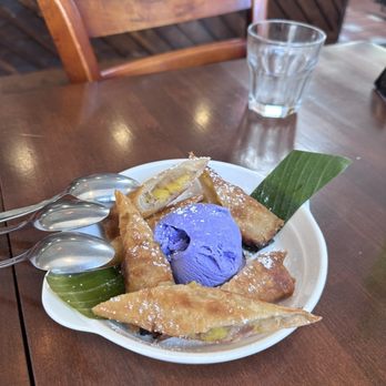 FOB Kitchen - Turon + taro ice cream - Filipino Near Me - Oakland, California