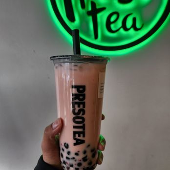 Presotea Torrance - Strawberry Milk Tea - Bubble Tea Near Me - Torrance, California Presotea Torrance - Strawberry Milk Tea - Bubble Tea Near Me - Torrance, California