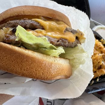 Nexx Burger - Double Cheeseburger with tomatoes on the side - Burgers Near Me - Orange, California Nexx Burger - Double Cheeseburger with tomatoes on the side - Burgers Near Me - Orange, California