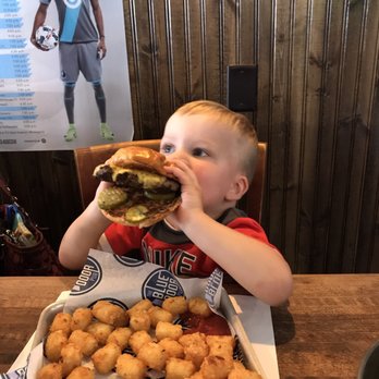 Blue Door Pub Como Ave - Kid's cheeseburger and tots. - Burgers Near Me - Minneapolis, Minnesota Blue Door Pub Como Ave - Kid's cheeseburger and tots. - Burgers Near Me - Minneapolis, Minnesota