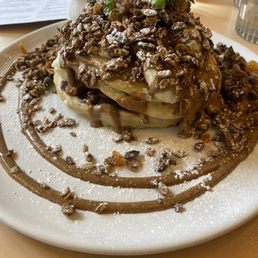 Recovery pancakes. Too rich. Too much granola . Recovery pancakes. Too rich. Too much granola .