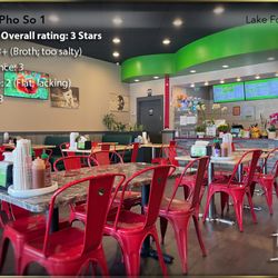 Pho So 1 - I enjoyed the food BUT the lack of service was disappointing. I pay for service; not to be treated as if a simple request is an annoyance.