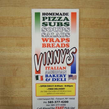 Vinny's Bakery & Deli LLC - Delis Near Me - Fairport, New York