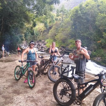 Biking in Paradise - Tammy, Shawn, Liz at Blue Hole. Great ride, great bikes - Bike Rentals Near Me Biking in Paradise - Tammy, Shawn, Liz at Blue Hole. Great ride, great bikes - Bike Rentals Near Me