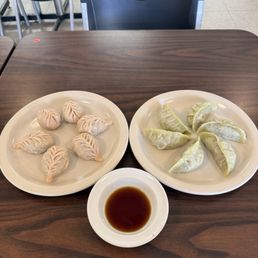 Shrimp and kalbi mandu Shrimp and kalbi mandu