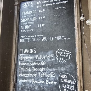 Jeni's Splendid Ice Creams - 5 flavors.... not a lot to choose from - Ice Cream & Frozen Yogurt Near Me - Columbus, Ohio
