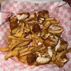 Fried tenders shack fries