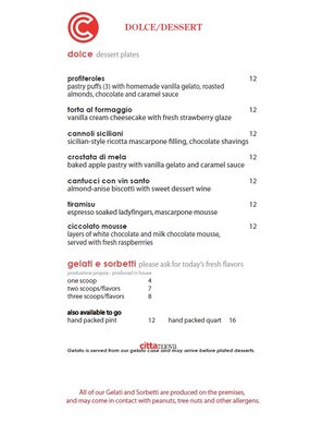 Menu photo 4 Cittanuova East Hampton, NY