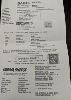 Menu photo 6 Bagel Fresh Deli The Colony, TX Menu photo 6 Bagel Fresh Deli The Colony, TX