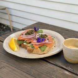 Surf Camp Coffee - Smoked Salmon Toast