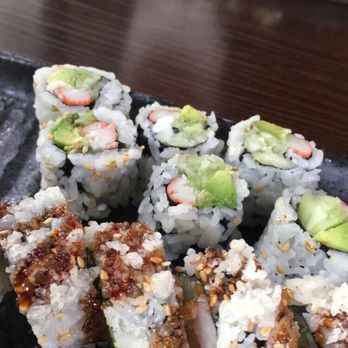 Marathon Sushi - California roll and shrimp tempura - Japanese Near Me - Cliffside Park, New Jersey