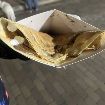 The Crêpe Company - S'mores crepe add peanut butter - Food Trucks Near Me The Crêpe Company - S'mores crepe add peanut butter - Food Trucks Near Me