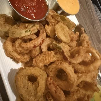 PrimeTime Restaurant - Crispy Calamari (but it is mostly fried peppers, making it appear like you are getting a lot of squid). - Breakfast & Brunch Near Me - College Park, Maryland