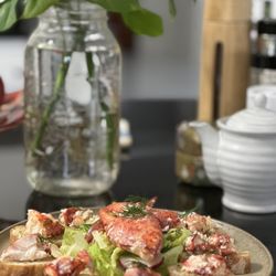 New Wave Seafood - Lobster (Butter, garlic, and dill) Toast