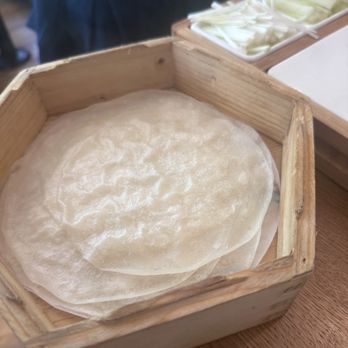 Lao Sze Chuan - Pancake wrap for the duck - Chinese Near Me - Baltimore, Maryland