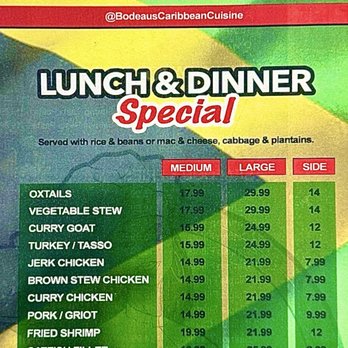 Bodeau's Caribbean Cuisine - Haitian Near Me - Las Vegas, Nevada Bodeau's Caribbean Cuisine - Haitian Near Me - Las Vegas, Nevada