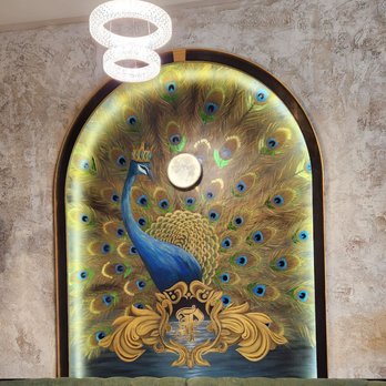 Pistachio Cafe 2 - Peacock artwork - Cafes Near Me - New Haven, Connecticut Pistachio Cafe 2 - Peacock artwork - Cafes Near Me - New Haven, Connecticut