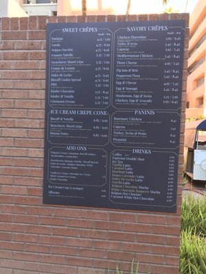 Menu photo 2 The Crêpe Club Tempe, AZ Menu photo 2 The Crêpe Club Tempe, AZ