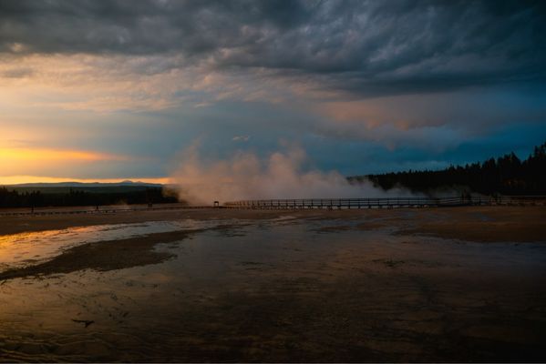 Grand Prismatic Spring by null