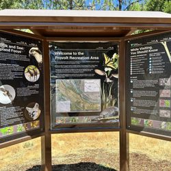 Provolt Recreation Area - Interpretive signs at trailhead