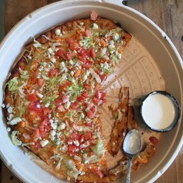 Buffalo Chicken Flatbread, Tiger Lily's Buffalo Chicken Flatbread, Tiger Lily's