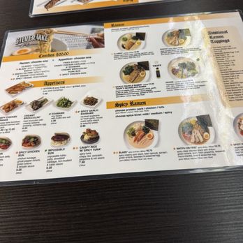 Silverlake Ramen - Menu - Noodles Near Me - Riverside, California