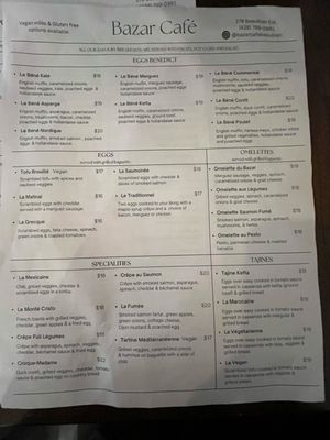 Menu photo 2 Bazar Café Montreal, QC