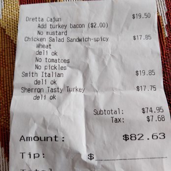 2nd Healthy Eatery - This is crazy!! for 4 sandwiches - Delis Near Me - Bellflower, California 2nd Healthy Eatery - This is crazy!! for 4 sandwiches - Delis Near Me - Bellflower, California